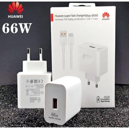 Huawei mate40 pro charger 66w EU Fast Supercharge Adapter 6A Type C cable For Huawei Mate 40 Pro mate30 40 p40 pro nova8 P30 pro