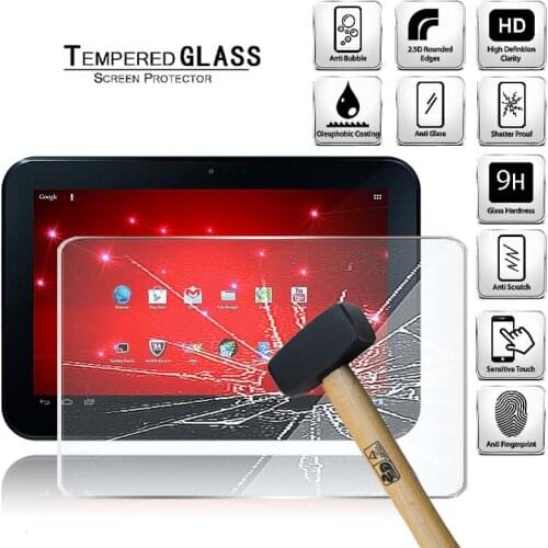Tablet Tempered Glass Screen Protector Cover for Toshiba AT300 10.1" Tablet Anti-Screen Breakage Anti-Fingerprint Tempered Film