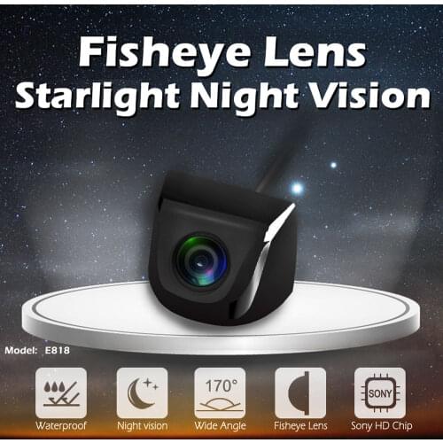 Car Vehicle Dual Use Rear Front View Camera Universal with 170 Degree Fish Eye Lens 1080P CCD for Parking Backup Reverse System