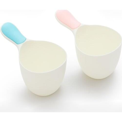 2Pcs High quality simple baby shampoo cup/ baby shampoo bailer water scoop cup