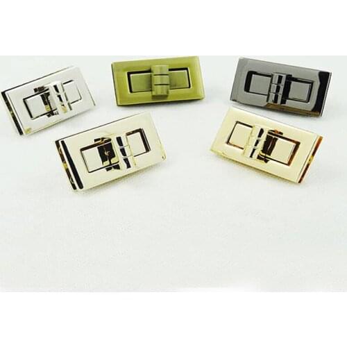 3.9 x 2.2 cm Fashion Bags Lock Catch, Purse Lock, Purse Twist Lock. Turn Lock