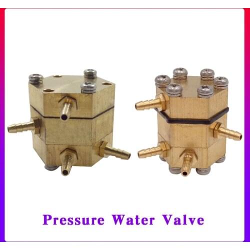 Dental chair accessory hexagonal Water Air Valve 4 Joints 5 Joints Pressure water valve Copper 3mm Pressure Water Valve