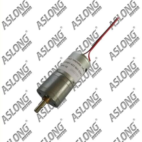 ASLONG JGA25-370-12V-130R Intelligent DC gear motor motor vehicle