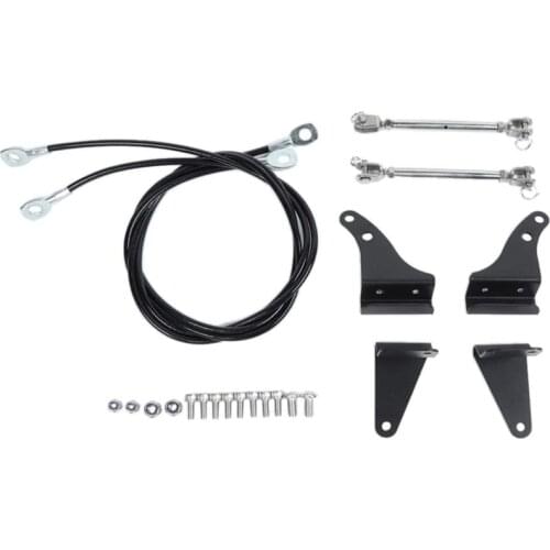 Limb Risers Kit Obstacle Eliminate Rope Protector for Suzuki JImny 2019 2020 2021 Car Accessories,Stainless Steel, 1 Set