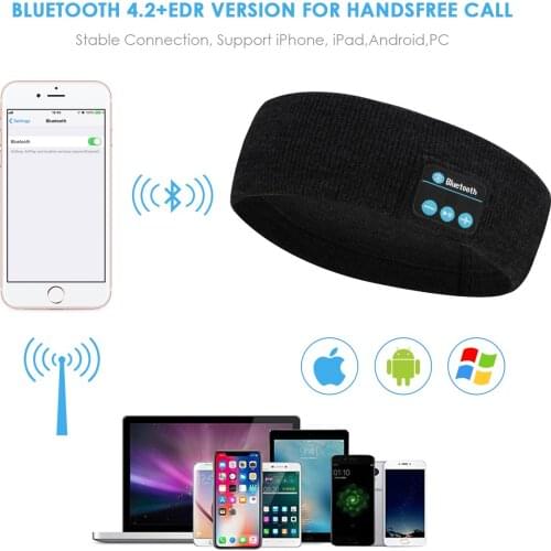 Wireless Bluetooth Sport Headband Sleep Stereo Headset Sport Music Headphone Headwear Yoga Fitness Headset Headband
