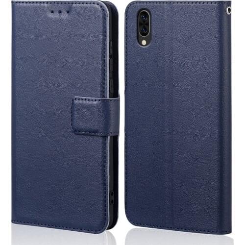 For coque Vivo Y97 case Wallet Flip Leather & silicone back Skin stand capa for Vivo Y97 cover phone funda pouch bag