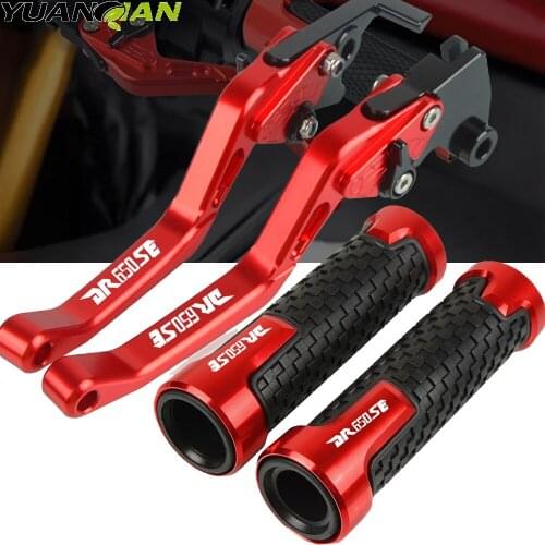 For Suzuki DR 650 S SE 1994 1995 1996 1997 1998 1999 2010 Motorcycle DR650 LOGO Racing Grips Handle Grips Brake Levers Clutch
