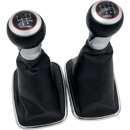 For Volkswagen VW Golf 4 IV MK4 GTI R32 Bora Jetta 5/6 Speed Gear Shift Knob Lever Gaiter Boot Cover Case 1999 2000 2001-2004