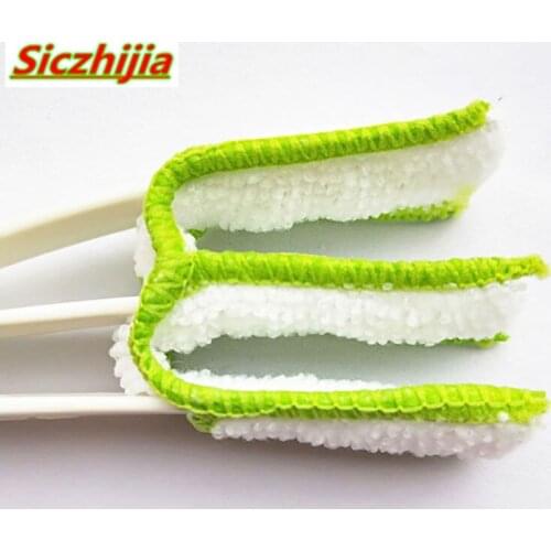 Double-sided car air conditioner exhaust brush car instrument blinds cleaning brush for Mazda 2 3 5 6 CX5 CX7 CX9 Atenza Axela