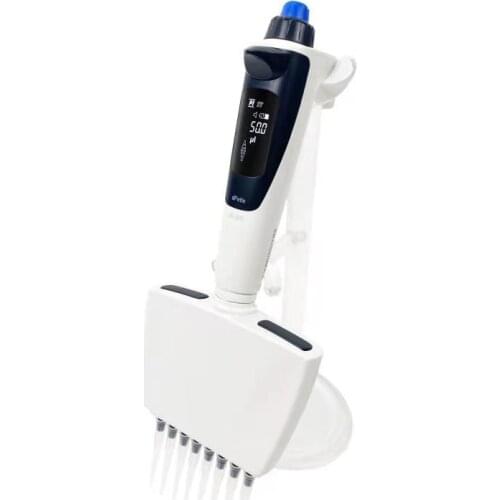 2021 New Pipeta 0.5-300ul Adjustable Transfer Electric 8-channel Pipette Laboratory pipette