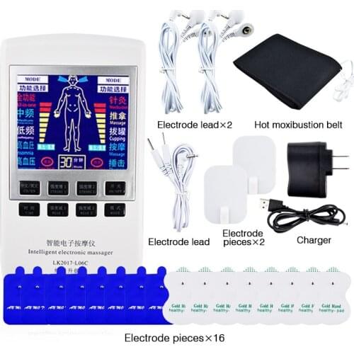 Electrical Nerve Relax Muscle Stimulator Acupuncture Fat Burner Pain Relief Electronic Pulse Massager Tens EMS Slimming Machine