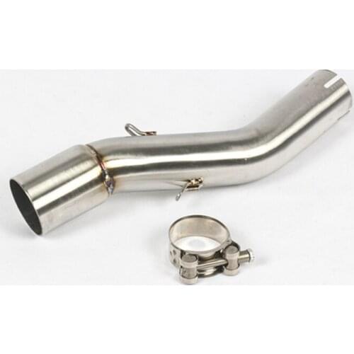 GSX250 GSX250R Motorcycle Exhaust Pipe System Middle Link Tube Connector Pipe for Suzuki GSX250 GSX250R 2016-2018