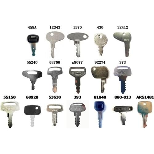 Heavy Equipment key For Kubota For JOHN DEERE For Caterpillar Forklift Loaders Excavators Backhoes