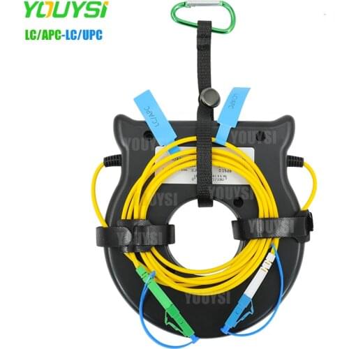 LC/APC-LC/UPC OTDR Fiber Launch Cable Box 150m/300m/500m/1km SM 9/125μm OTDR Fiber Rings SM 1310/1550nm Fiber Tester