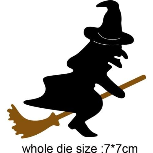 Metal cutting dies cut die mold witch 70*70mm decoration Scrapbook paper craft knife mould blade punch stencils dies