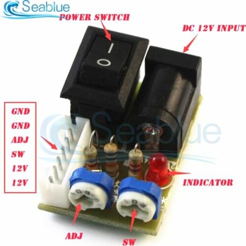 Mini CCFL Inverter Tester LCD TV Laptop Screen Repair Backlight Lamp Test DC 12V Toggle Switch Test LCD Inverter LCD Tube
