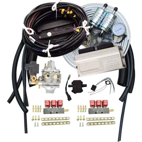 Methane CNG Sequential Injection System Conversion Kits for V5 or V6 gasoline Cars of EFI Engine
