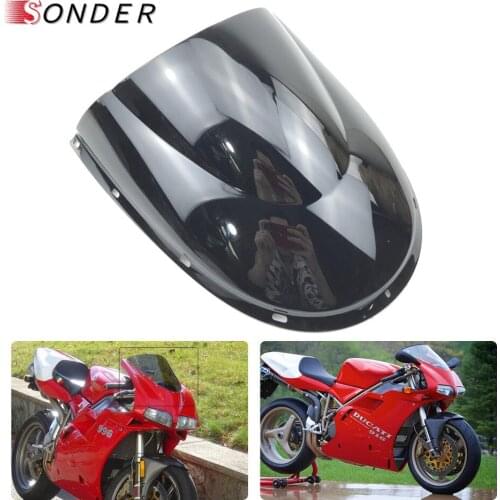New Clear Motorcycle Double Bubble Windshield Windscreen Fairing For Ducati 748 916 996 998 1994-2002 01 00 99 98 97 96 95 94