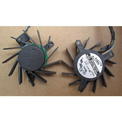 New ADDA ay04512ub10bb00 graphics card fan hole spacing 3.4-3.4-2.6 diameter 4.4cm