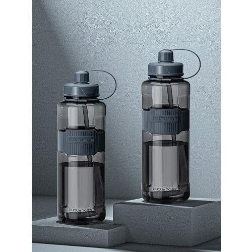 Plastic Cup Large-Capacity Water Cup Portable Summer Cup with Straw Male and Female Oversize Outdoor Sports Cup 2000ml