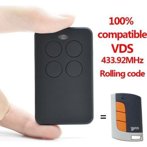 VDS Garage Command Opener 433.92MHz Rolling Code VDS ECO-R TRQ P Door Remote Control 433MHz Transmitter