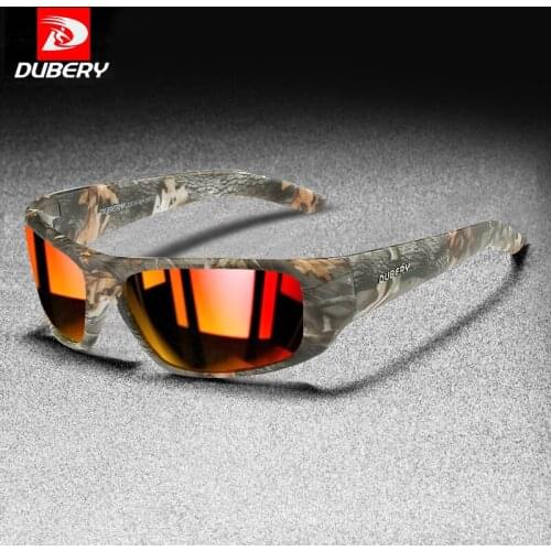 DUBERY Sport Style Polarized Sunglasses Men Fashion Outdoor Travel Sun Glasses Male Super Light Eyeglasses Frame Goggles X19