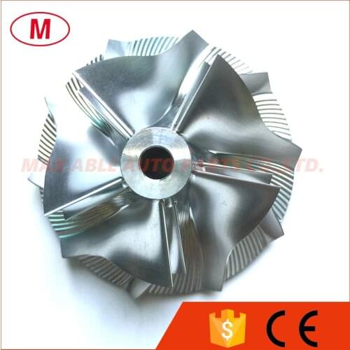 TD05H 51.20/69.10mm 5+5 blades Reverse Turbo Billet Compressor wheel/Aluminum 2618/Turbocharger Milling compressor wheel