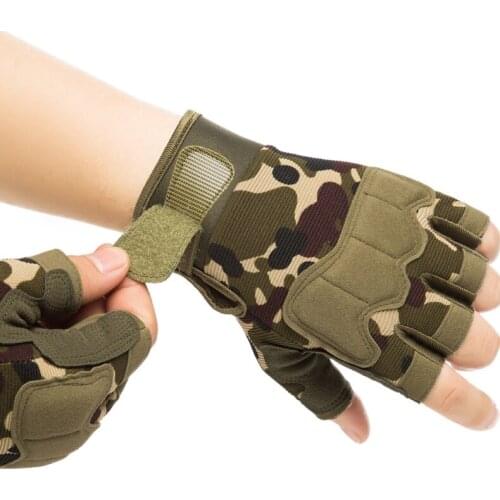 Military Combat Gloves Tactical Half-finger Gloves Men Women Outdoor Fishing Gloves Shooting Hunting Gloves Outdoor Tool