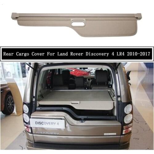 Rear Cargo Cover For Land Rover Discovery 4 LR4 2010-2017 Partition Curtain Screen Shade Trunk Security Shield Auto Accessories