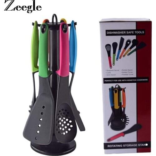 Zeegle Non-Stick Kitchenware Silicone Heat Resistant Kitchen Cooking Utensils Baking Tool Cooking Tool Sets