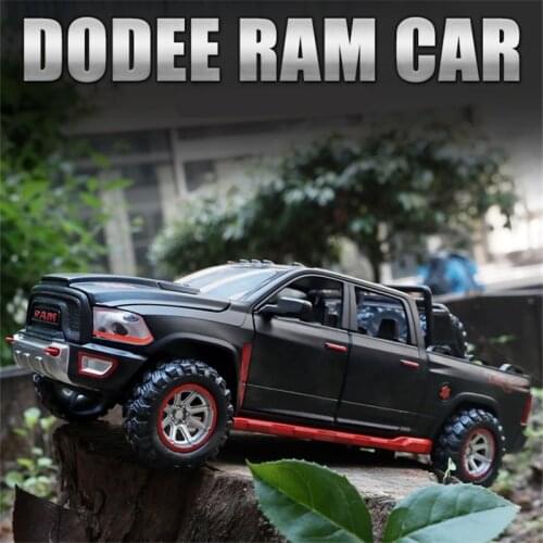 1:32 Dodge RAM TRX Pickup Alloy Car Model Diecast Toy Off-road Vehicles Car Model Sound and Light Simulation Car Toys Kids Gift