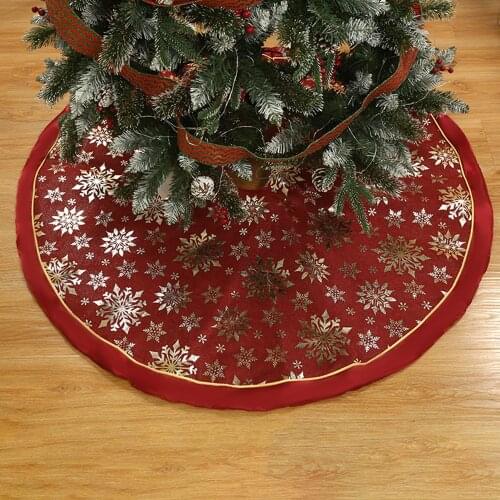 1 Piece Christmas Tree Skirt 120cm Carpet Merry Christmas Decorations For Family Natal Tree Skirt New Year Decoration Navidad