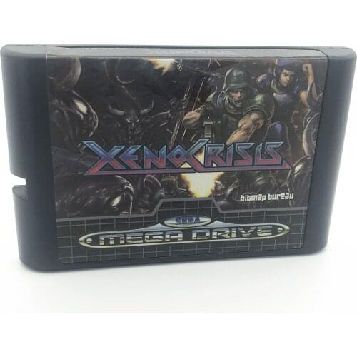 XENO CRISIS Video Games 16 Bit Card For Sega Genesis And Mega Drive Console
