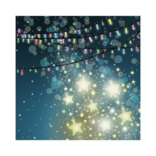 4x6ft(1.25x2m) Shining Glitter Spots Backgrounds Lamplight Photography Art Fabric Backdrops D-4063