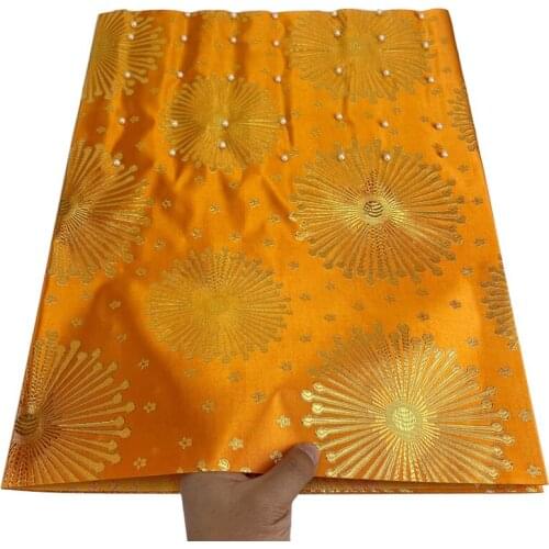 Dandelion African Headties Sego Gele HeadTie with orange or teal African Sego Headtie 033 2pcs/bag African Wedding Headtie