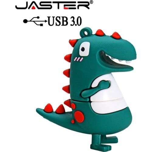 JASTER Dinosaur Cartoon USB 3.0 flash drive Pen drive 64GB 32GB 16GB 8GB 4GB USB stick pendrive flashdrive Creative gifts