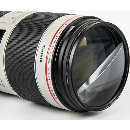 Photographic Foreground Blur Film TV Prop Split Diopter Prism SLR Filter Camera Accessorie Special Effects Lens Half Moon Mirror