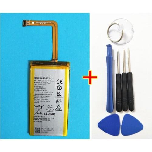 +Tools ! AZK 3000mAh HB494590EBC Battery for Huawei Honor 7 Glory PLK-TL01H ATH-AL00 PLK-AL10 G620 G628 Phone battery