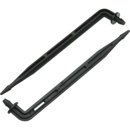 Garden Irrigation Arrow Drippers 3mm Barbed Curved Drip Arrow Micro Drip Irrigation System Dripper 3/5mm Hose interface 50 Pcs