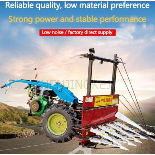 Harvester Home Small Semi-automatic Lawn Mower Diesel Oil Tools Soy Rice Wheat Corn Straw Food Agriculture Harvesting Equipment