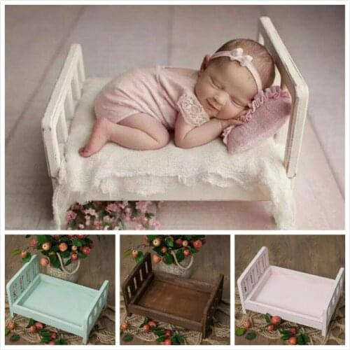 Newborn Baby Bed Baby Posing Container Baby Cribs Detachable Infant Bed Studio Photography Station Baby Shooting Accessory