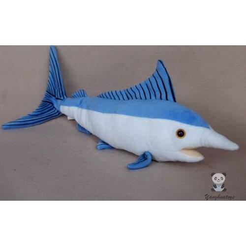 Lovely Plush Toy Swordfish Doll Real Life Marine Animals Dolls Toys For Children Present Rare