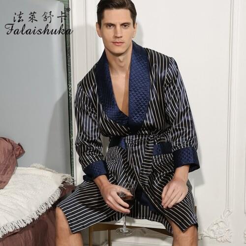 Negroke Men's Silk Robes