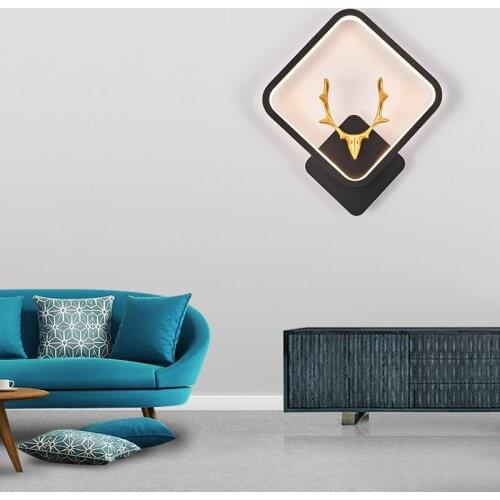 Nordic Indoor LED Wall Lamp Living Room Bedroom Bedside Decoration Wall Light Home Lighting Study Corridor Aisle Modern Fixture