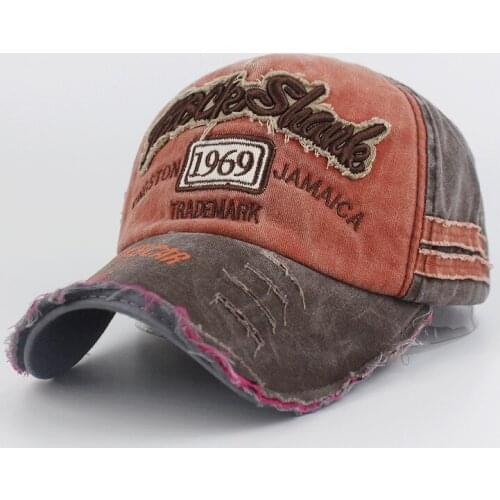 KENSHELLEY Make Old 1969 Baseball Cap Washing All Round Cap Sunshade Cap Street Fashion Womens And Mens New Baseball Cap