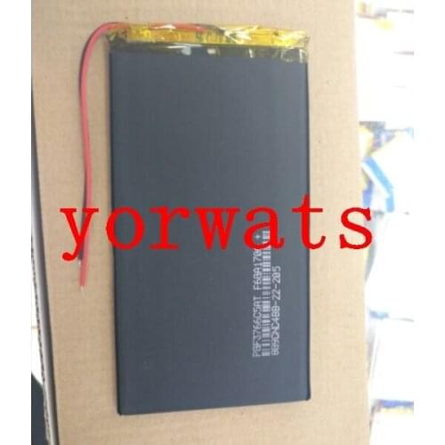 New Hot A Rechargeable Li-ion Cell 3.7V polymer lithium battery 3766125 black 4065125 large capacity new tablet PC core