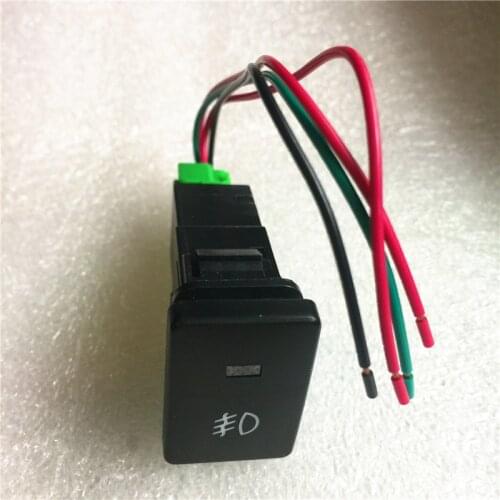 Front Fog Light Switch, Fog Lamp Switch, for Toyota Yaris, Prado, RAV4, Corolla, Camry, Light Switch Button, Free Shipping