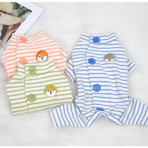 Small Dog Pajamas Jumpsuit Winter Dog Pets Clothing Overalls Sleepwear Chihuahua Yorkshire maltese Pomeranian Clothes Puppy Coat