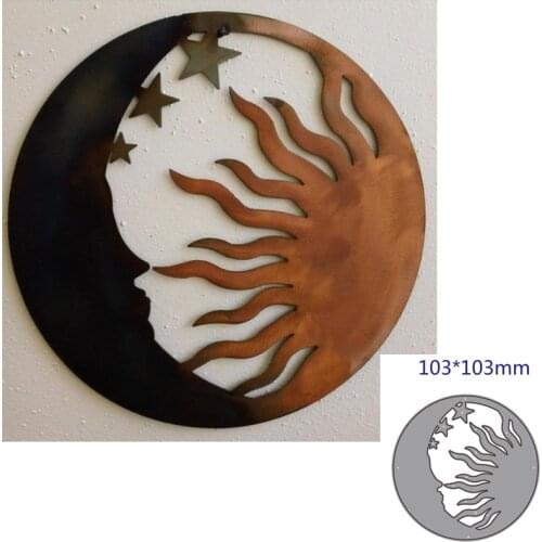 Metal cutting dies cut die mold Sun moon decoration Scrapbook paper craft knife mould blade punch stencils dies