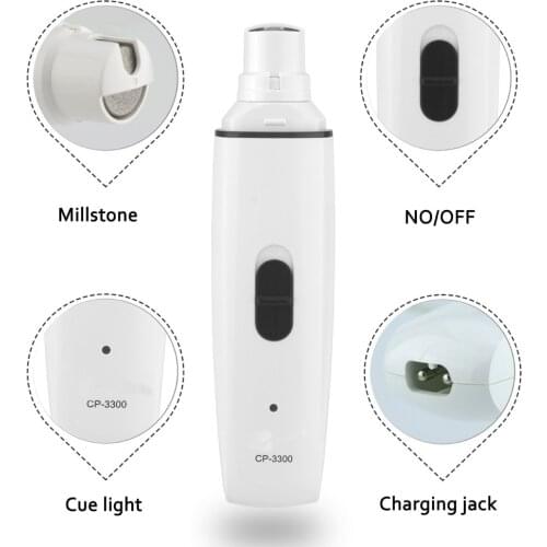 CP-3300 Professional Dog Cat Electric Claw Nail Grooming Tool Pet Toenail Paws Grinder Clipper Auto Pedicure Equipment